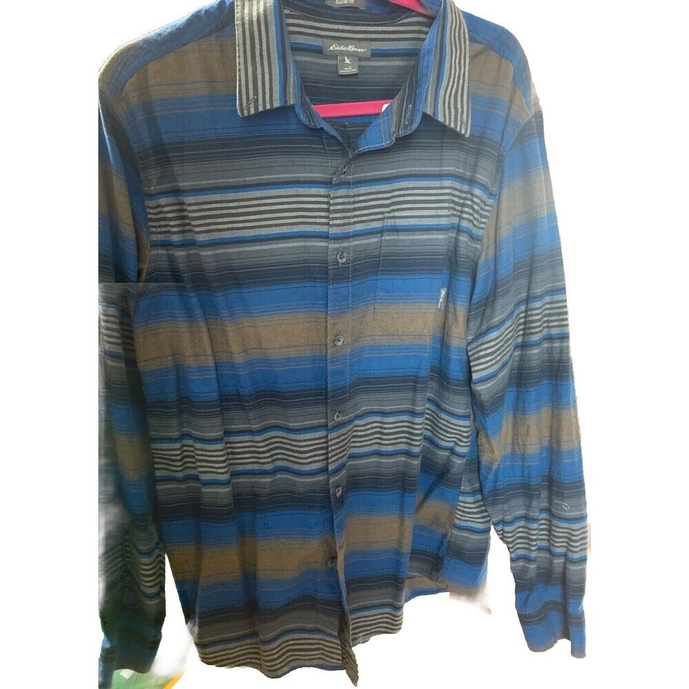 Eddie Bauer Button Down Outdoor Long Sleeve Shirt